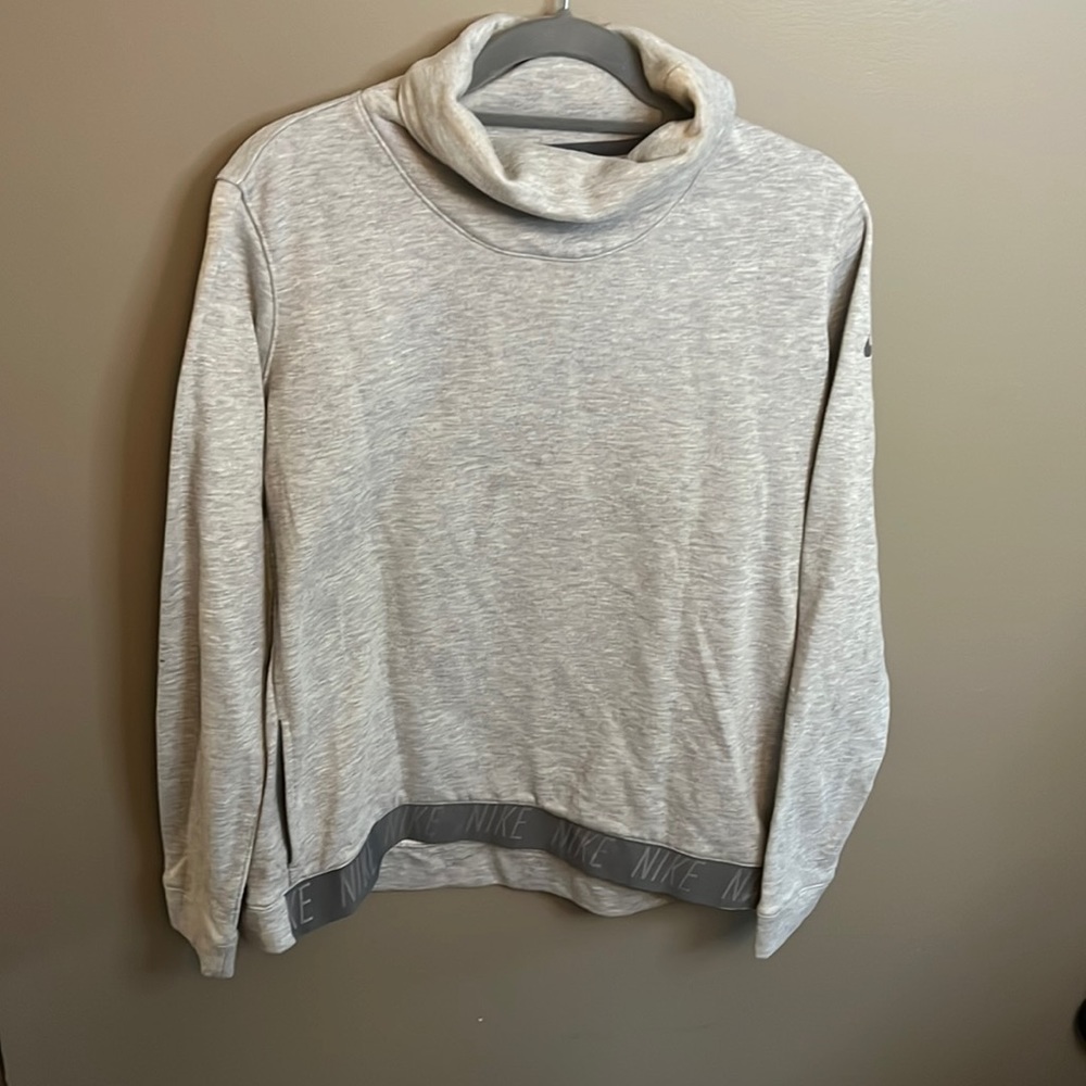 Grey Nike turtleneck sweatshirt